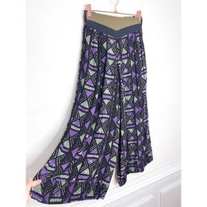 Fleur High Rise Printed Wide-Leg Pants